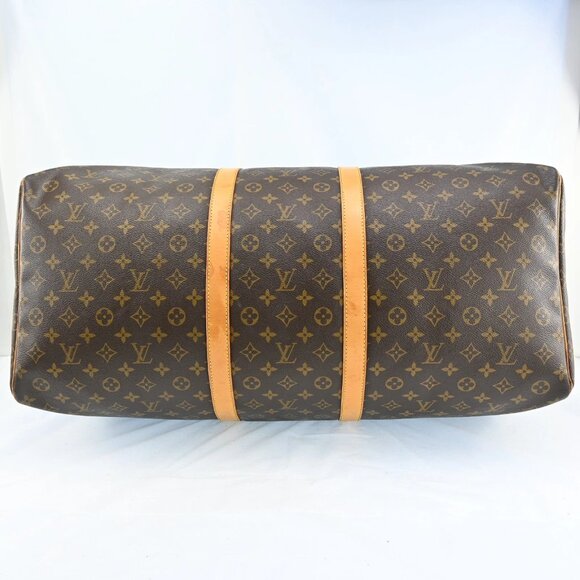 Authentic LOUIS VUITTON Keepall 60 Monogram Canvas Hand Bag bsj746-110625 - Picture 9 of 16